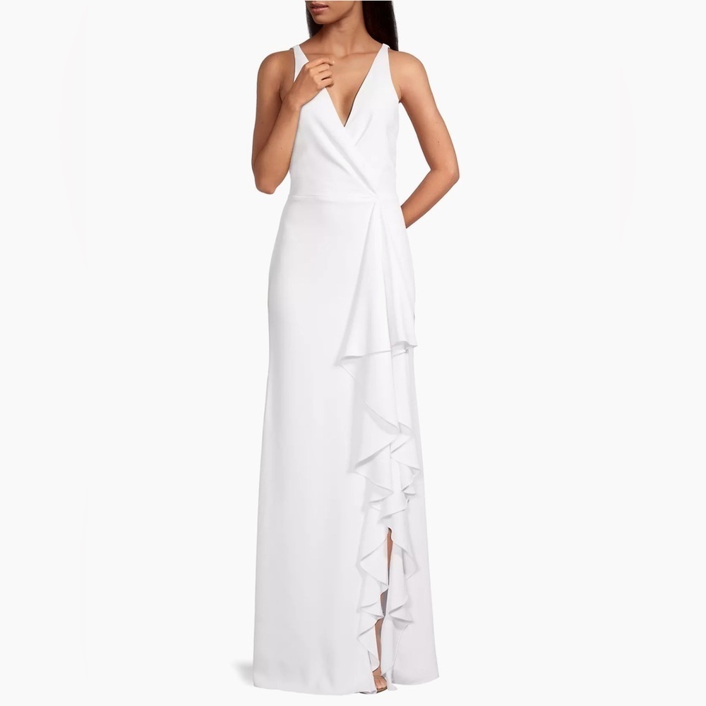 Sachin & Babi Courtney Ruffle Gown